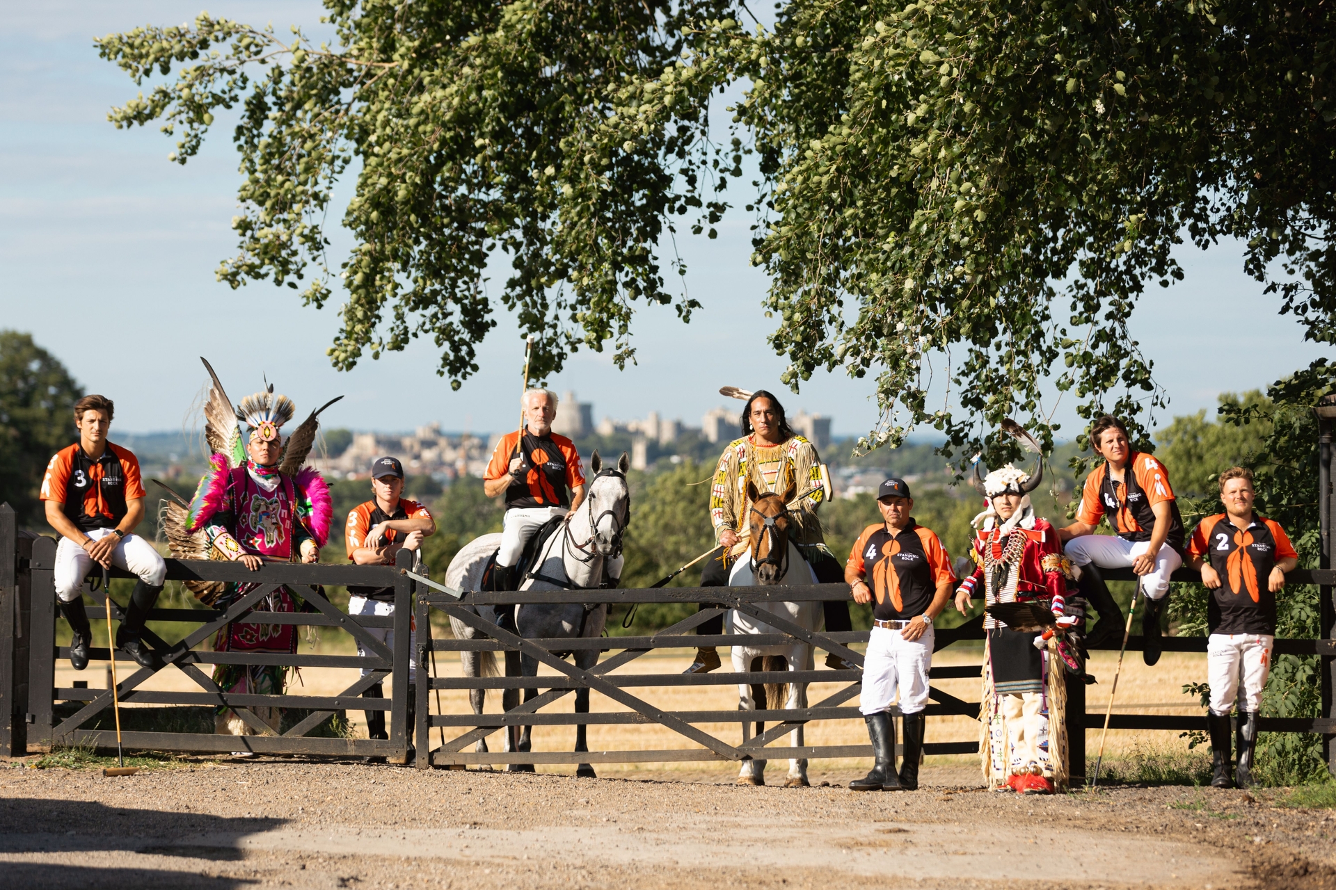 Standing Rock Polo Team Welcomed Native American Guests for a spectacular photo shoot  at Flemish Farm, Windsor